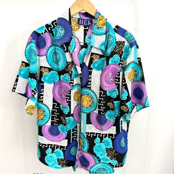 HER Funky Vintage Button Down Shirt - Picture 2 of 4